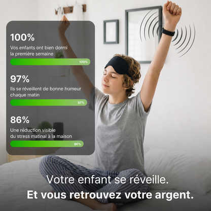 SérénitéBand – Réveil Vibrant Sans Stress